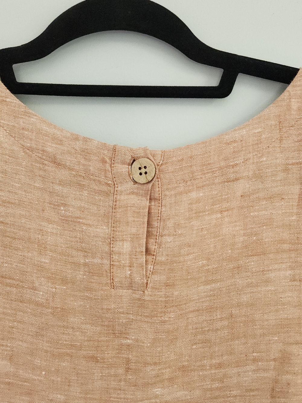 Pure Jill Sleeveless Maxi Dress in Light Tan - Picture 6 of 6